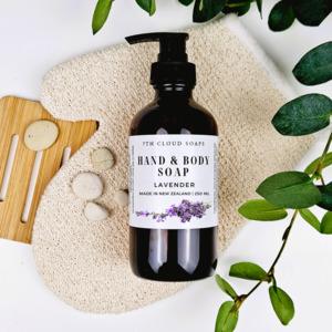Liquid Hand & Body Soap – Lavender | 250ml Glass Bottle