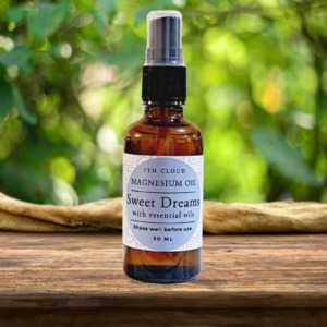 Magnesium Oil: Sweet Dreams Magnesium Oil Spray | With Essential Oils of Cedarwood, Lavender & Orange