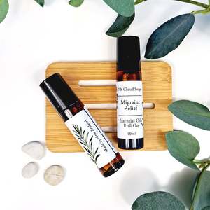 Aromatherapy Roll Ons: Migraine Relief | Cooling Aromatherapy Roll-On | Essential Oils