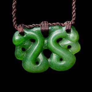 Jeromy Van Riel Jade: Pounamu Double Manaia