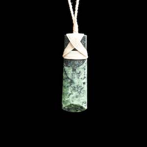 Toki Adze: Jade Toki hand carved pendant by Nick and Mady