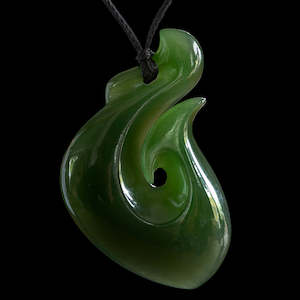 Followers Specials: Small Jade Hei Matau Pendant, handcrafted by Luke Gardiner