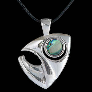 Jewellery: Sterling Silver and Paua Tamure by Kerry Thompson