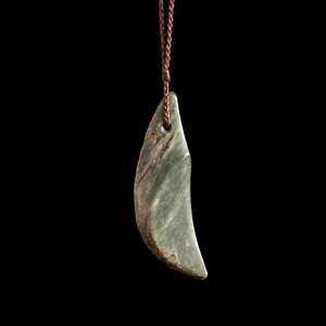 Orphaned: Jade Drop handcrafted pendant by Nick Balme