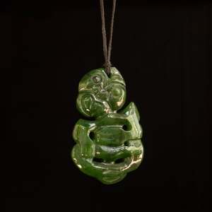 Jade Hei Tiki, hand-crafted pendant
