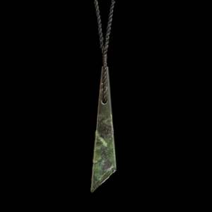 Orphaned: New Zealand Jade drop Pendant by Nick Balme