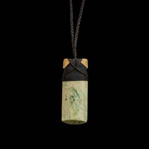 Orphaned: Hei Toki Jade pendant by Alex Sands