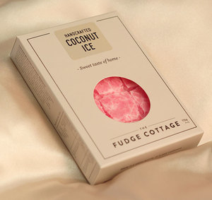 Coconut Ice Handcrafted Fudge Gifts The Fudge Cottage