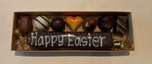 Easter Chocolates and fudge message log Handcrafted Fudge Gifts The Fudge Cottage
