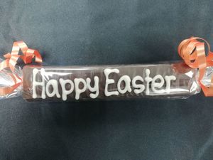 Easter Message Log Handcrafted Fudge Gifts The Fudge Cottage