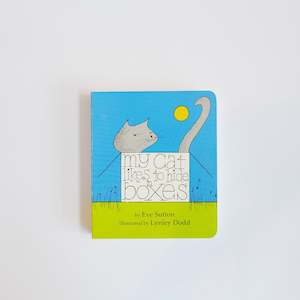 Books: My Cat Likes To Hide In Boxes. Board Book.