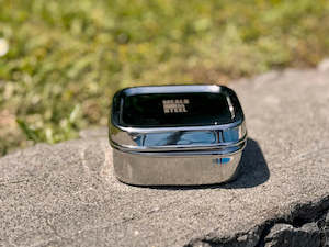 Eco Living: Meals in Steel. Square Snack Box. $22.99