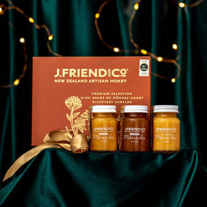 Pantry Staples: J. Friend. Manuka Discovery Sampler. x3 Jars.