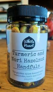 Pantry Staples: Hazelnut Handfuls. Tumeric and Nori.