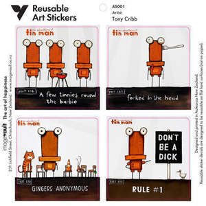 Tin Man Decals: Tin Man Stickers 1