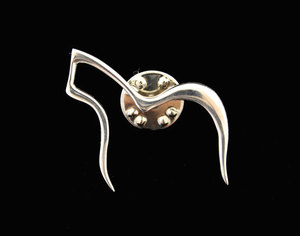 Products: Solid Silver Alpaca Brooch (Tie Pin Fitting) - The Alpaca Company