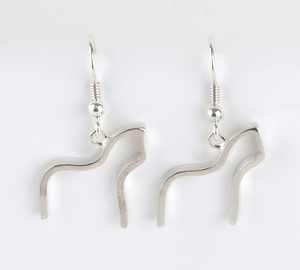 Solid Silver Alpaca Earrings - The Alpaca Company