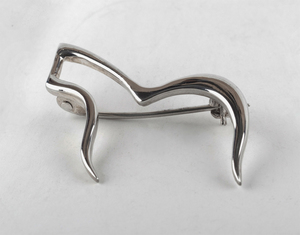 Products: Solid Silver Alpaca Brooch - The Alpaca Company