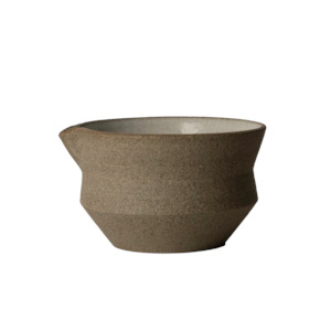 All: Brown Ceramic Chawan Matcha Bowl by Studio Foon