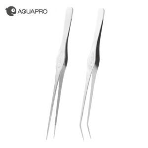 Aquapro Pro Plant Tweezers - Silver