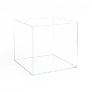 Tanks: Aquascaping Essentials Ultra Clear Rimless Cube Aquarium – 15.6L (25x25x25cm, 5mm Glass)
