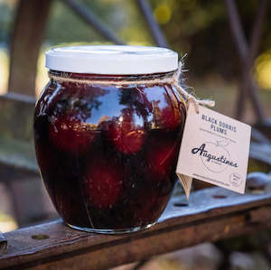 Black Doris Plums in Pinot Noir Syrup 580mL