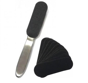 Duo Side Foot File With Grit Strips Aon 2025