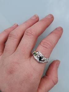 Mothmade Jewels: Falling Leaves Ring