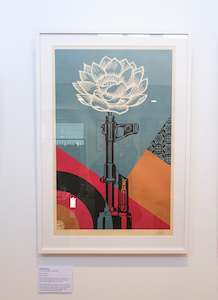 Prints: SHEPARD FAIREY - AK-47 LOTUS