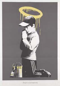 BANKSY - FORGIVE US OUR TRESPASSING