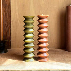 Nz Beeswax Candles: ZigZag Candles