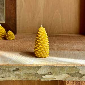 Nz Beeswax Candles: Small Pinecones