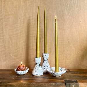 Candle And Ceramic Sets: Dalmatian Ceramics & Candle Sets