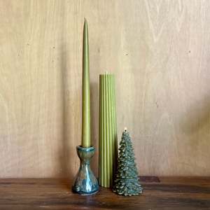 Blue/Brown Candle Holder Set