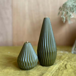 Nz Beeswax Candles: Teardrop set | Multiple Colours