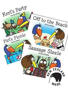 Bundled Deals: Kiwi Critters Wee Books - set of four