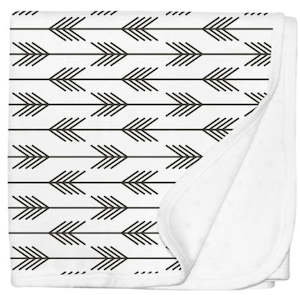 Jersey Cotton: Jersey Cotton Stroller blanket - Arrows - Limited Edition
