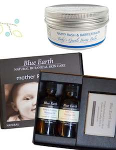 Gift Boxes: Deluxe Blue Earth Skincare Gift Box - handmade in New Zealand