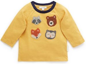 Purebaby Organic Cotton And Gorgeousness: Purebaby Woodland Friends Tee