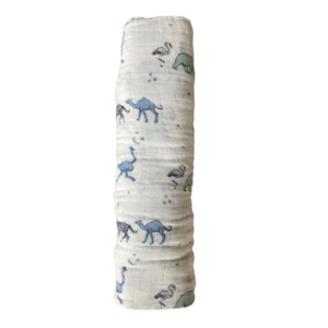 Spring Collection: Aden + Anais Cotton Muslin Wrap - Evening Safari