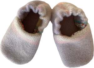 Wool Booties: Vintage Wool Booties - Sweet Lilac