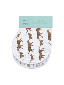 Gifts For Dad: Aden + Anais Burpy Bibs - Two Pack - Hear me Roar