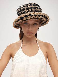 Lola Hat Natural/Black