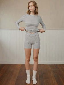 Minnie Shorts Navy Stripe