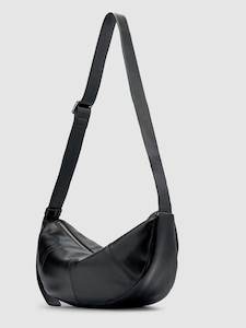Brie Leon: Mischa Crescent Bag Black