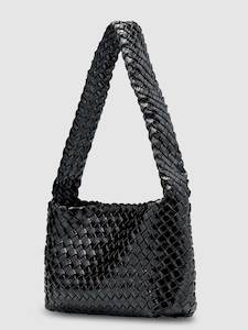 Luca Woven Bag Black