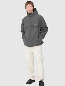 Carhartt Wip: Windbreaker Pullover Graphite White