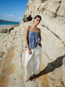 Sophie: Effortless Pant Chalk