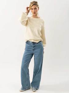 Lollys Laundry: Musa Knit Jumper Creme