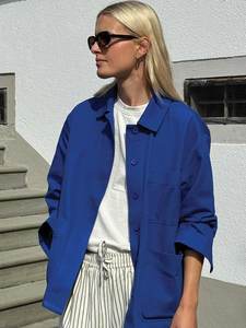 Lollys Laundry: Edda Jacket Neon Blue